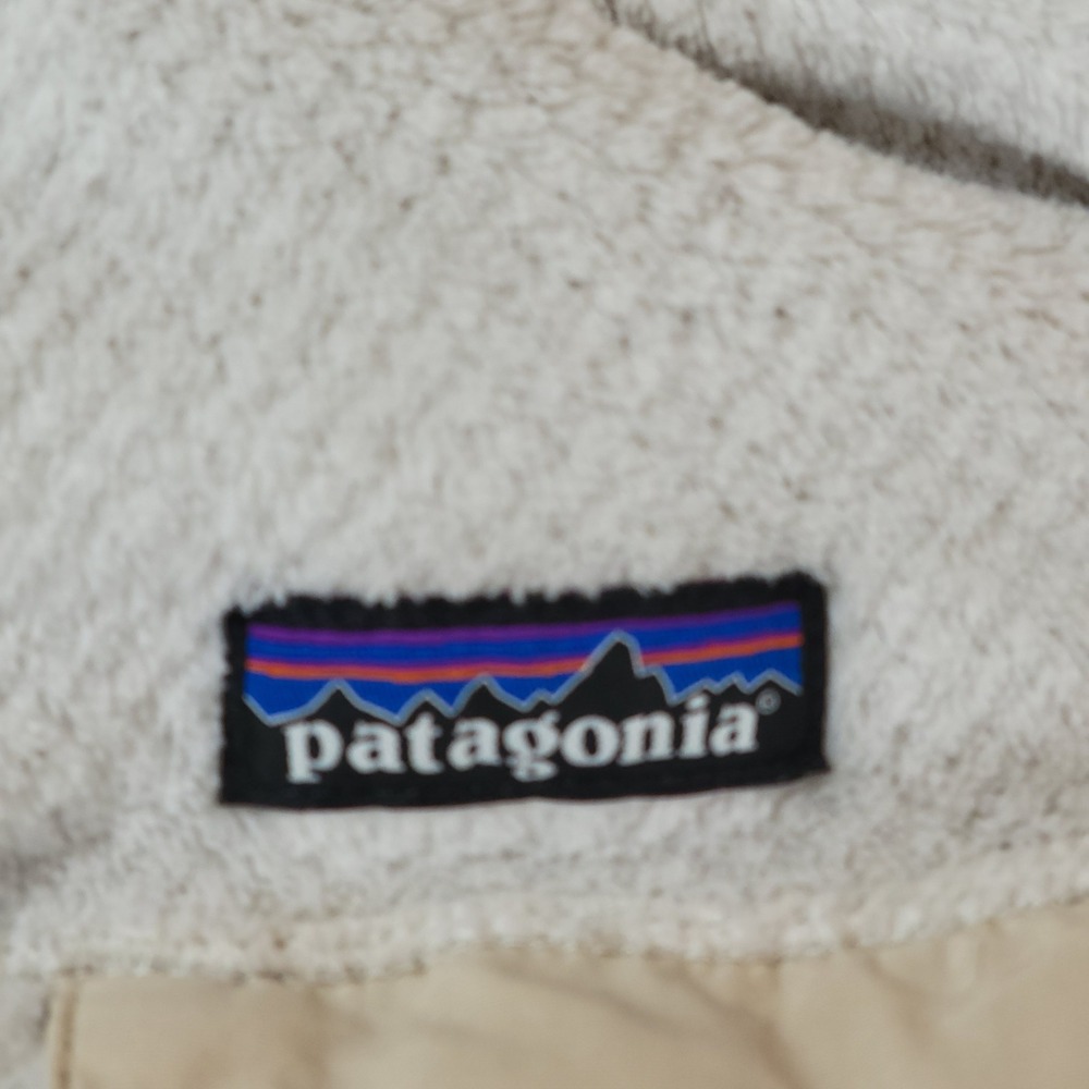 Patagonia Re-Tool Snap-T Pullover Fleece Cream White Polartec Womens Small - Picture 10 of 16